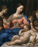 Carlo Maratta The Sleep of the Infant Jesus, with Musician Angels Sweden oil painting artist